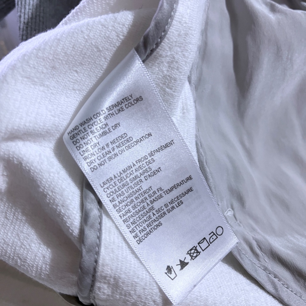 Blanc Noir Croc Jacquard Mixed Knit Hooded Track Asymmetrical Hoodie Jacket - Picture 13 of 16